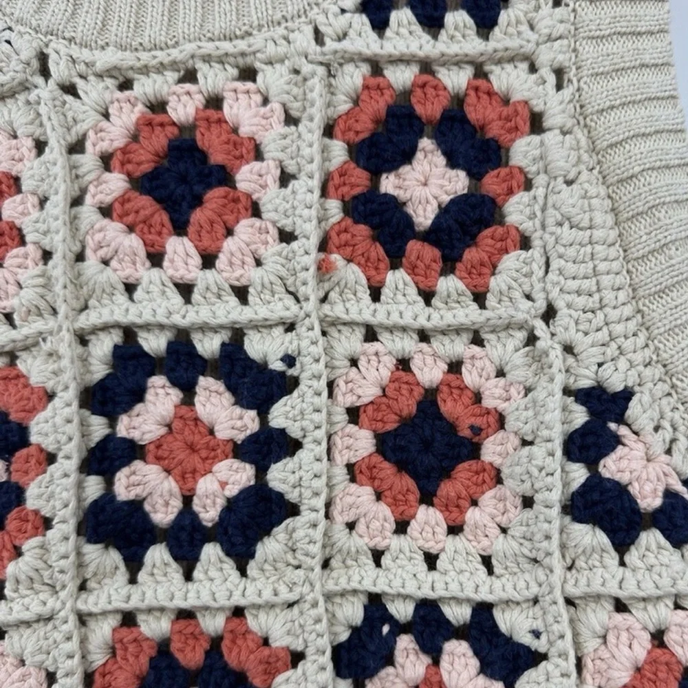 Evereve Tia Crochet Sweater Tank